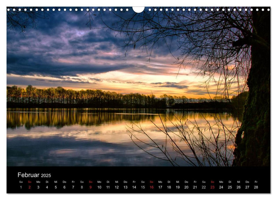 Die Farben des Niederrheins (CALVENDO Wandkalender 2025)