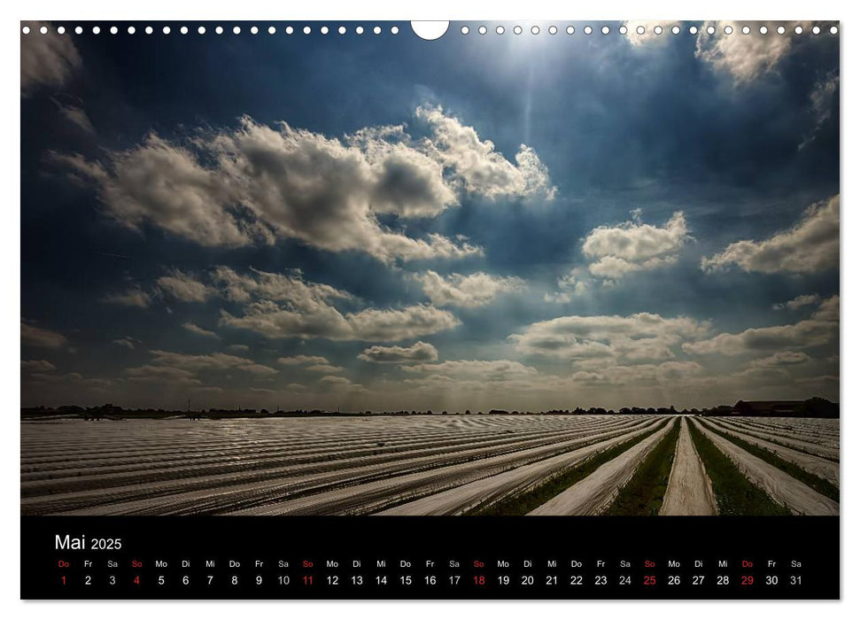 Die Farben des Niederrheins (CALVENDO Wandkalender 2025)