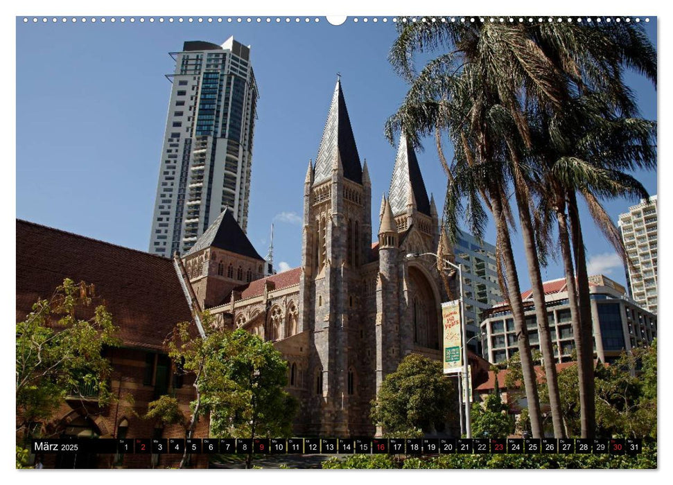 Brisbane (CALVENDO Premium Wandkalender 2025)