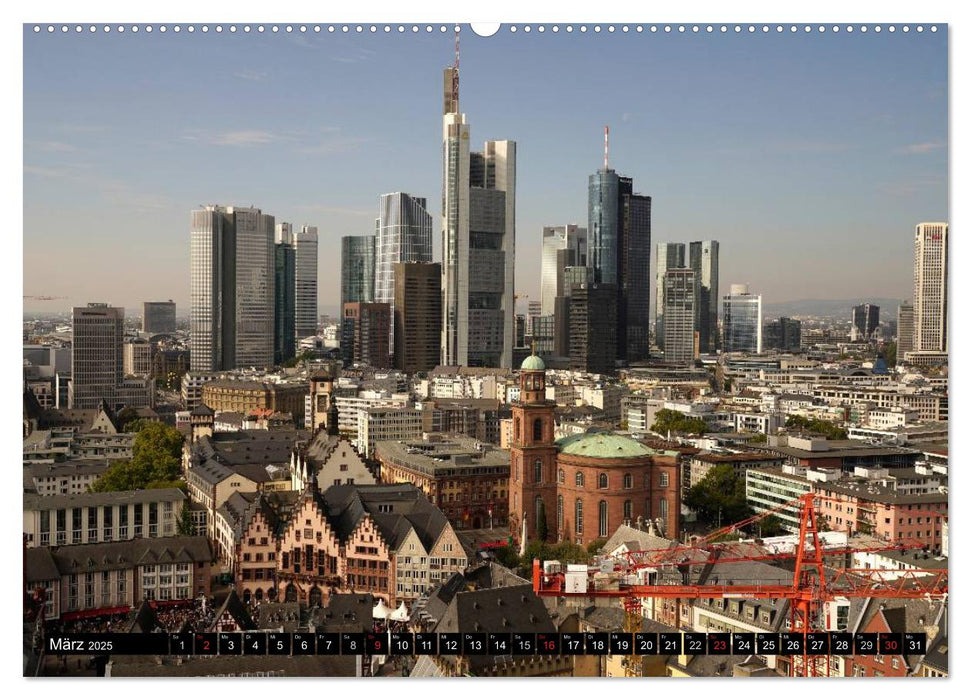 Skylines weltweit (CALVENDO Premium Wandkalender 2025)