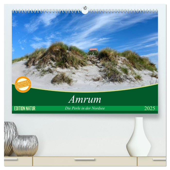 Amrum, die Perle in der Nordsee (CALVENDO Premium Wandkalender 2025)