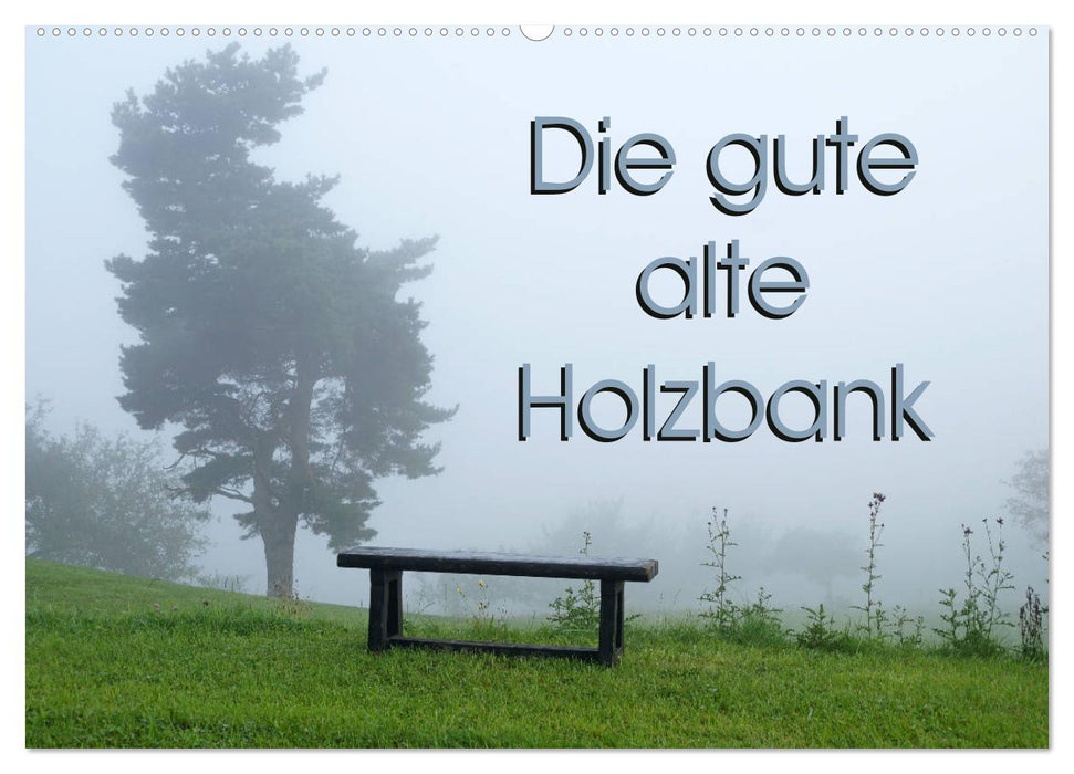 Die gute alte Holzbank (CALVENDO Wandkalender 2025)