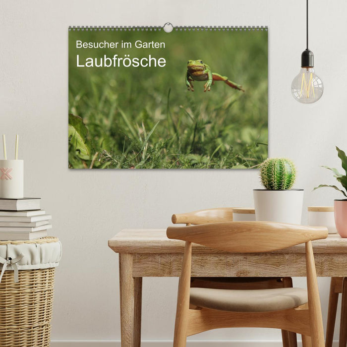 Besucher im Garten - Laubfrösche (CALVENDO Wandkalender 2025)