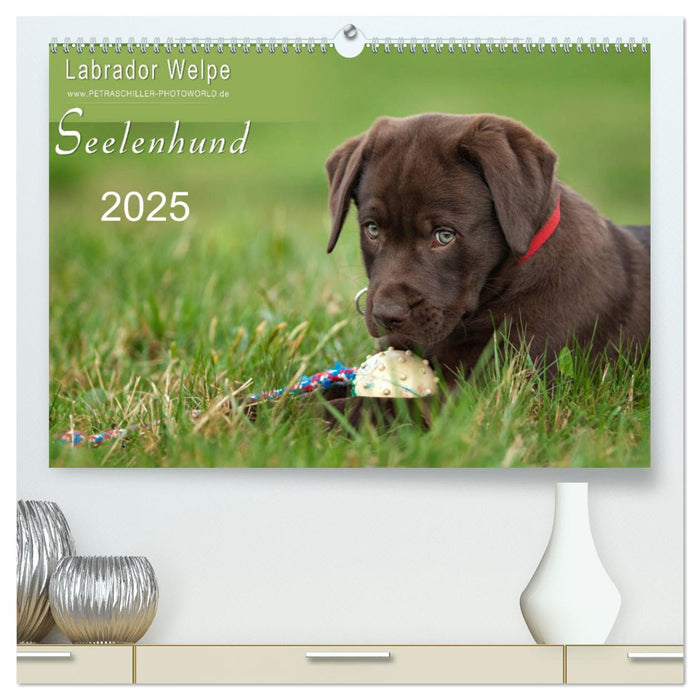 Labrador Welpe – Seelenhund (CALVENDO Premium Wandkalender 2025)