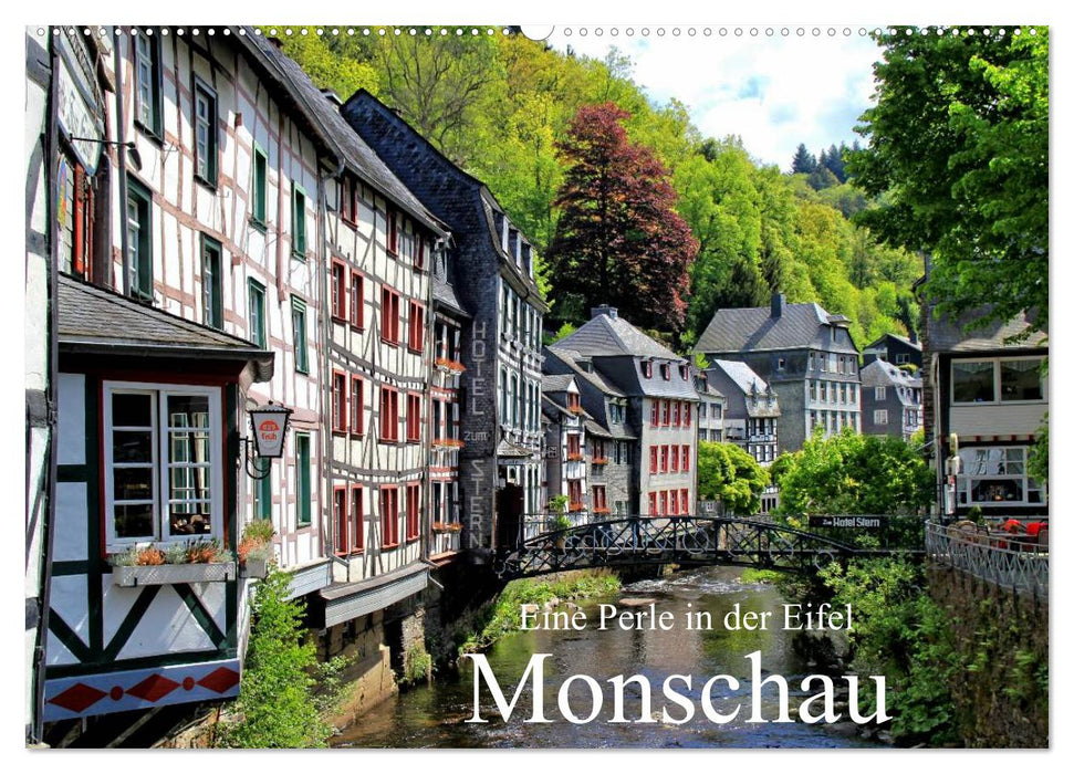 Eine Perle in der Eifel - Monschau (CALVENDO Wandkalender 2025)