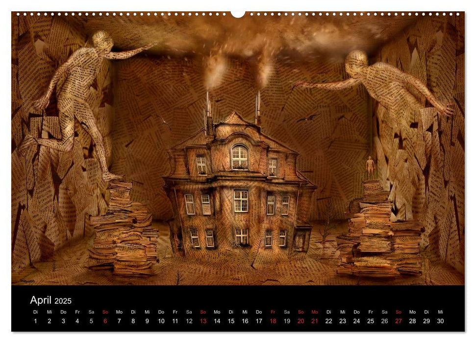 Moderner Surrealismus (CALVENDO Premium Wandkalender 2025)