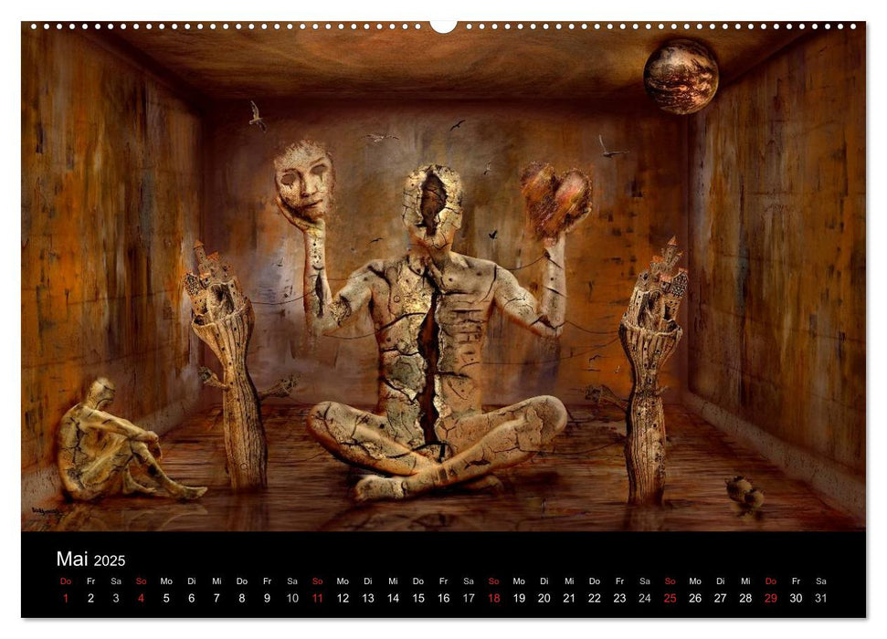 Moderner Surrealismus (CALVENDO Premium Wandkalender 2025)