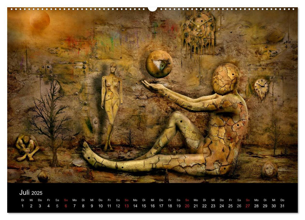 Moderner Surrealismus (CALVENDO Premium Wandkalender 2025)