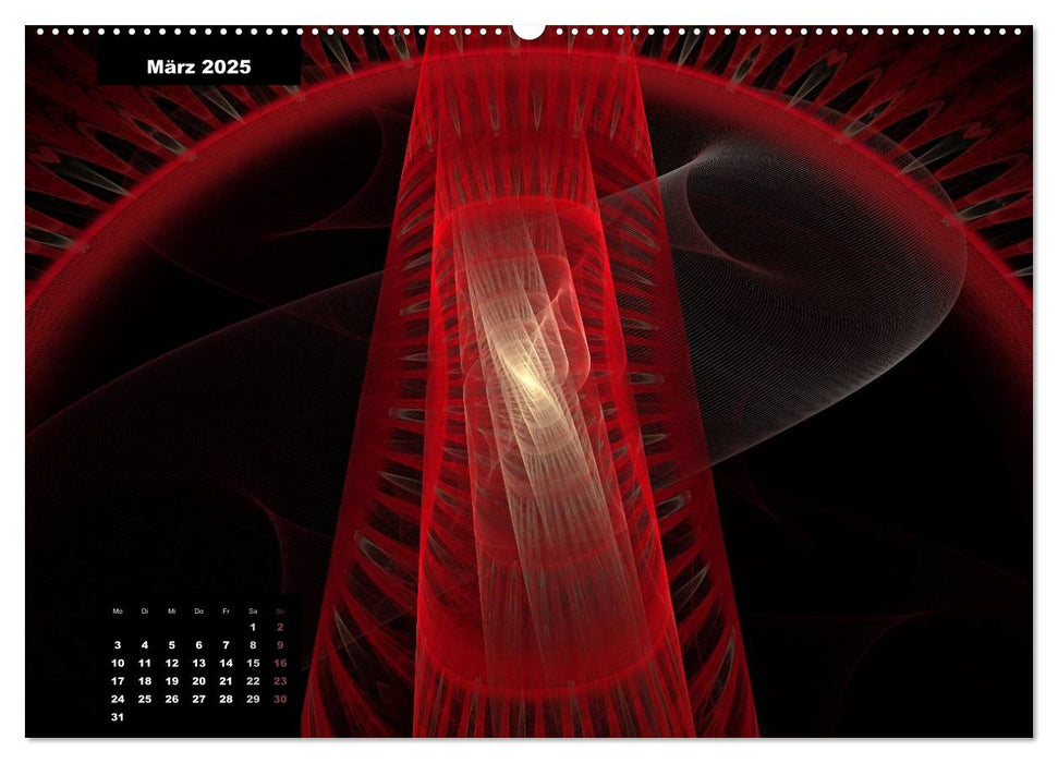 fraktal fatal no. 3 Partikel & Wellen (CALVENDO Wandkalender 2025)