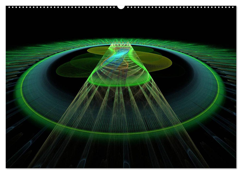 fraktal fatal no. 3 Partikel & Wellen (CALVENDO Wandkalender 2025)