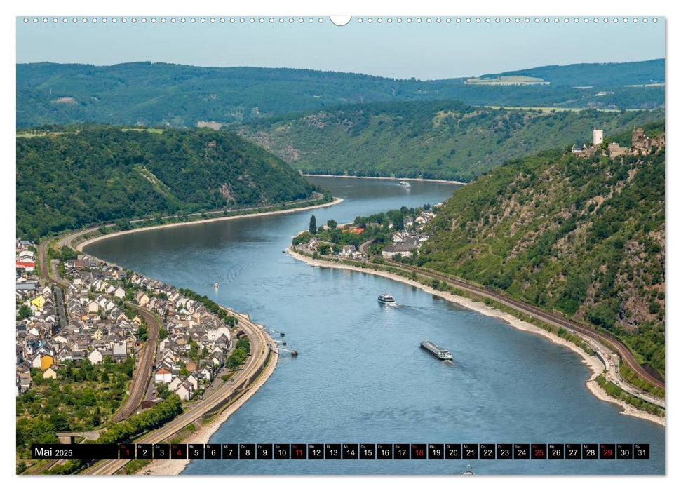 Rheinsteig Impressionen I (CALVENDO Premium Wandkalender 2025)