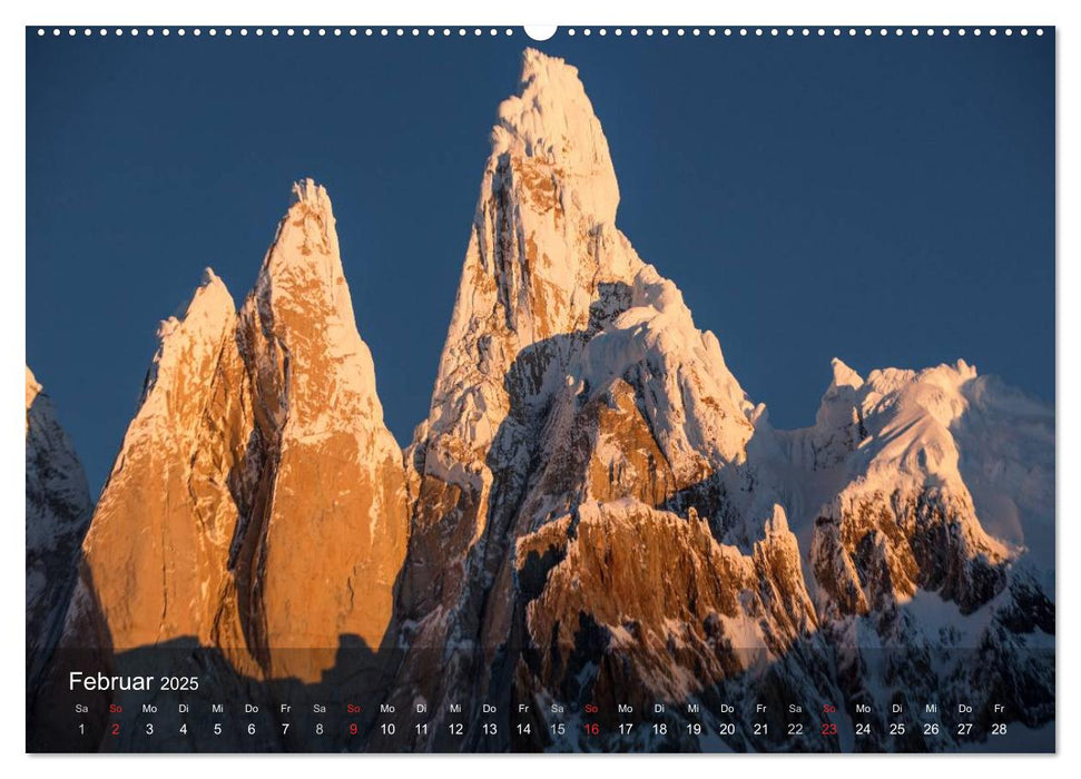 Majestätische Berge Cerro Torre Patagonien (CALVENDO Premium Wandkalender 2025)