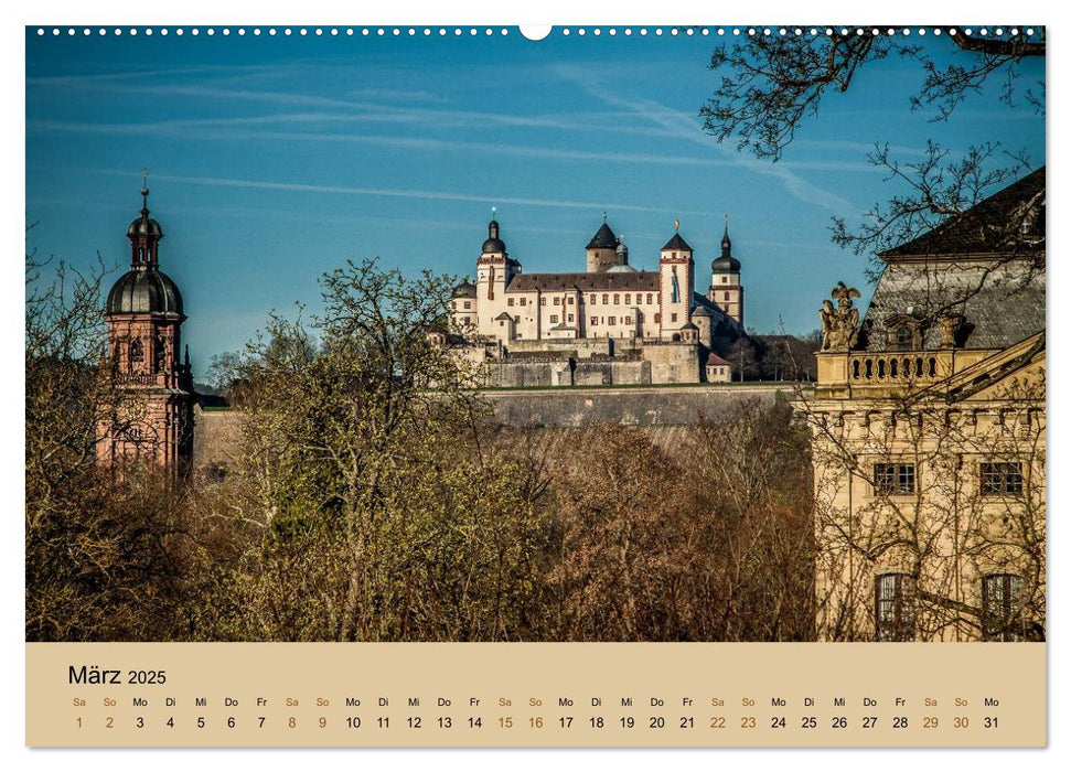 Würzburg - Besuchen - Erleben - Genießen (CALVENDO Premium Wandkalender 2025)