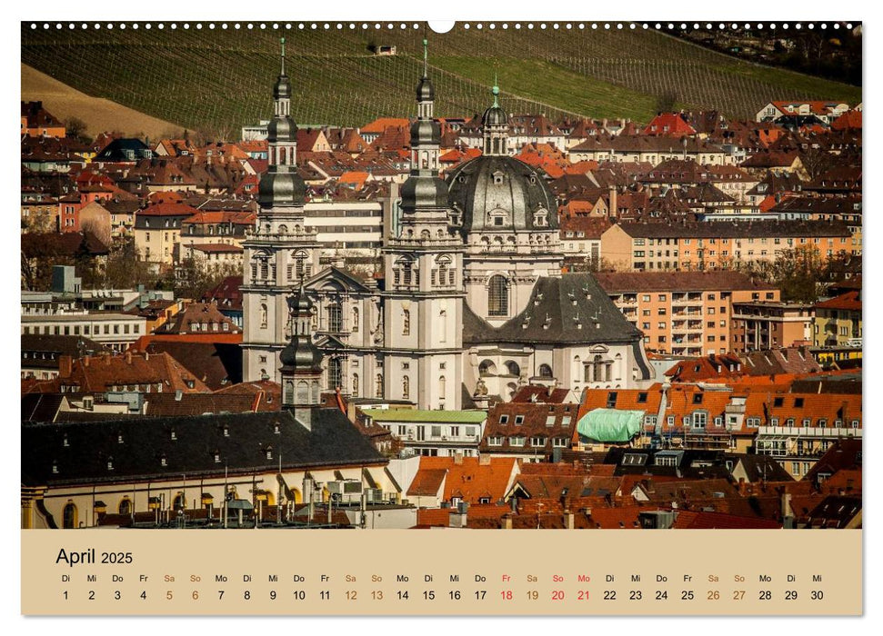 Würzburg - Besuchen - Erleben - Genießen (CALVENDO Premium Wandkalender 2025)