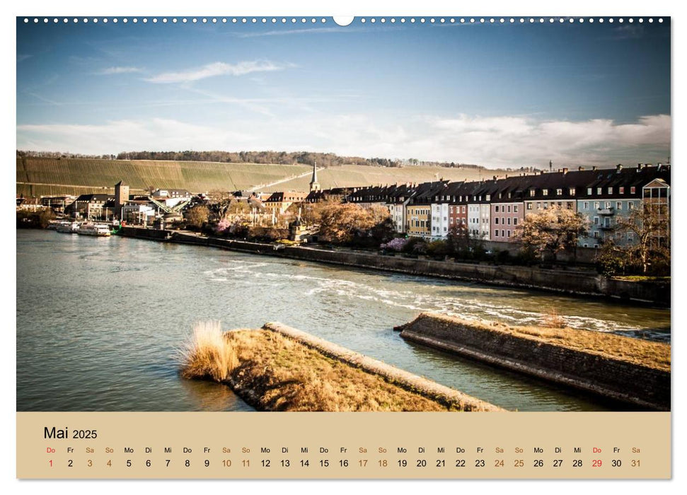 Würzburg - Besuchen - Erleben - Genießen (CALVENDO Premium Wandkalender 2025)