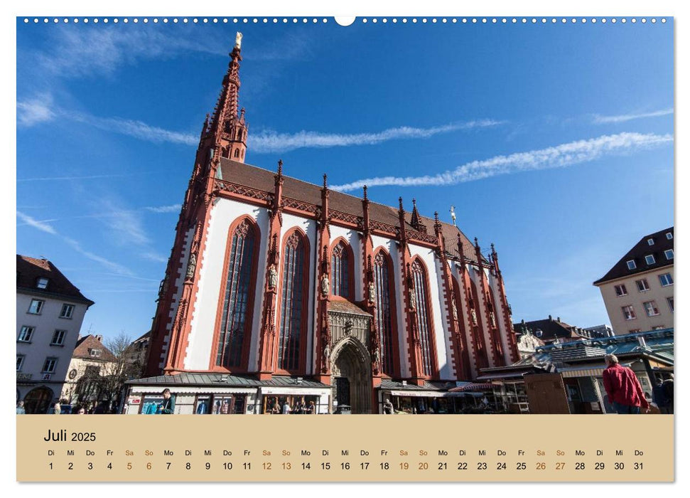 Würzburg - Besuchen - Erleben - Genießen (CALVENDO Premium Wandkalender 2025)