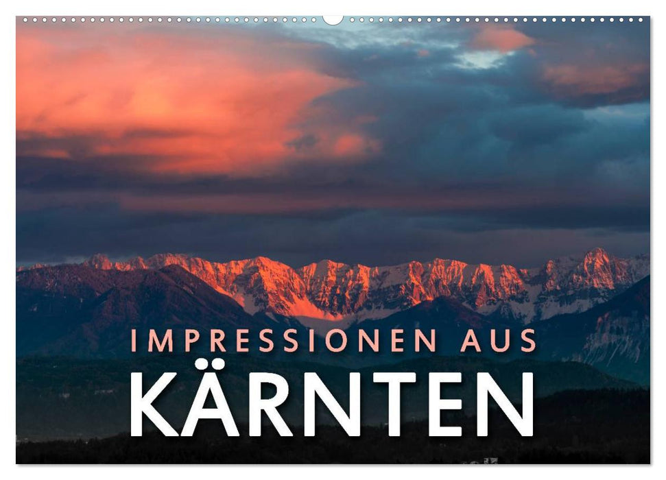 Impressionen aus Kärnten (CALVENDO Wandkalender 2025)