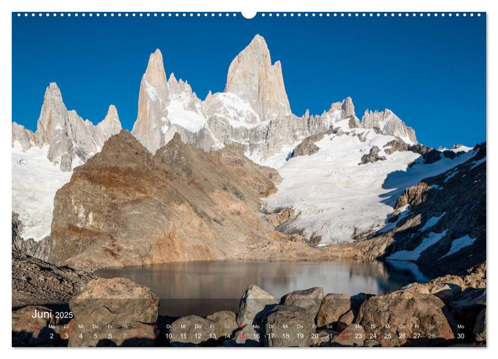 Majestätische Bergwelten Cerro Torre & Fitzroy Patagonien (CALVENDO Premium Wandkalender 2025)