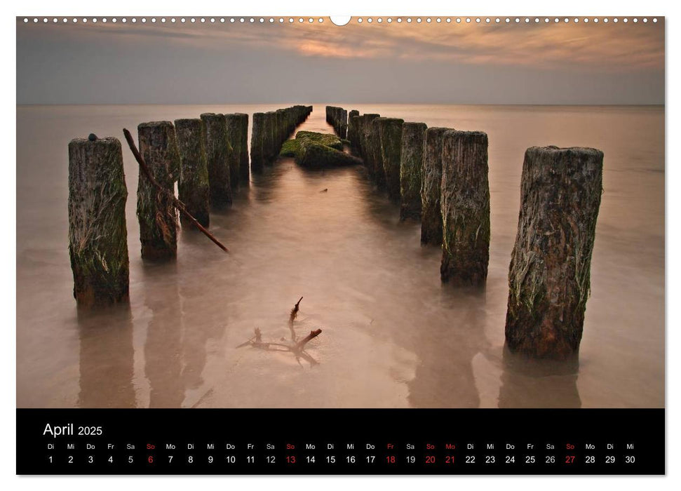 Unterwegs an der Küste der Ostsee (CALVENDO Premium Wandkalender 2025)