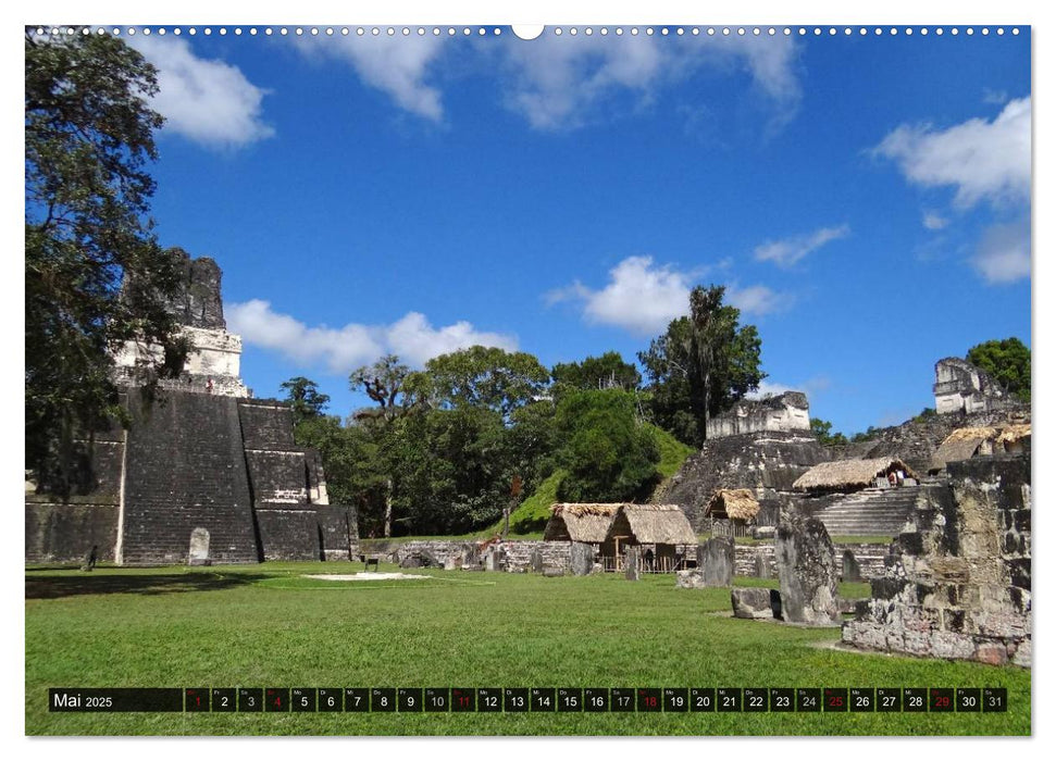 Von Mayas und Azteken - Mexiko, Guatemala und Honduras (CALVENDO Premium Wandkalender 2025)