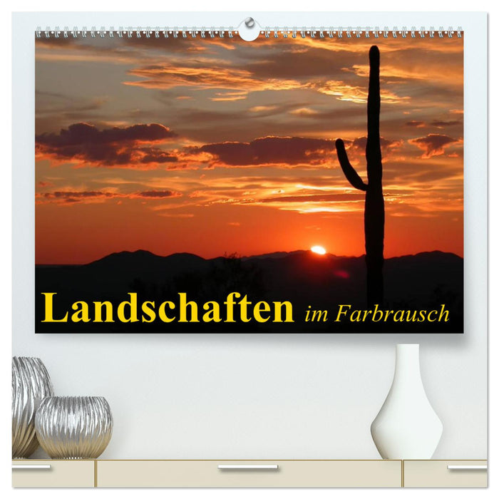 Landschaften im Farbrausch (CALVENDO Premium Wandkalender 2025)