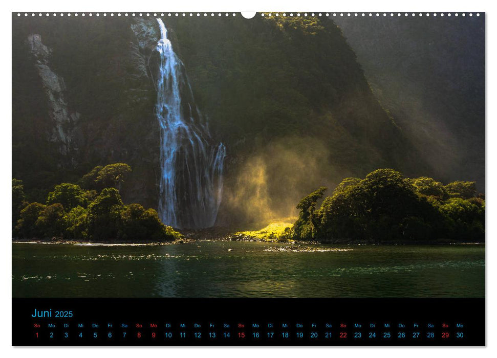 Neuseeland 2025 - Bilder einer Radreise (CALVENDO Wandkalender 2025)