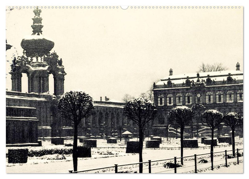 Souvenirs aus Dresden – Die Stadt auf historischen Karten (CALVENDO Wandkalender 2025)