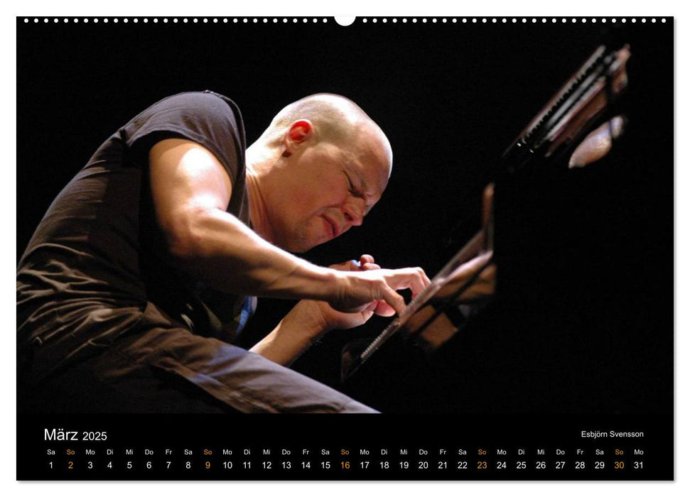 Jazz Pianisten 2025 (CALVENDO Premium Wandkalender 2025)