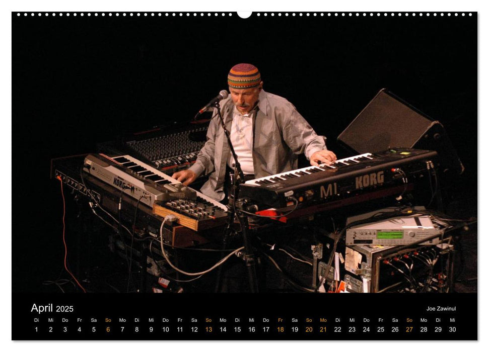 Jazz Pianisten 2025 (CALVENDO Premium Wandkalender 2025)