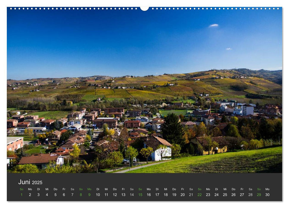 Piemont im Herbst: Wein und Trüffel (CALVENDO Premium Wandkalender 2025)