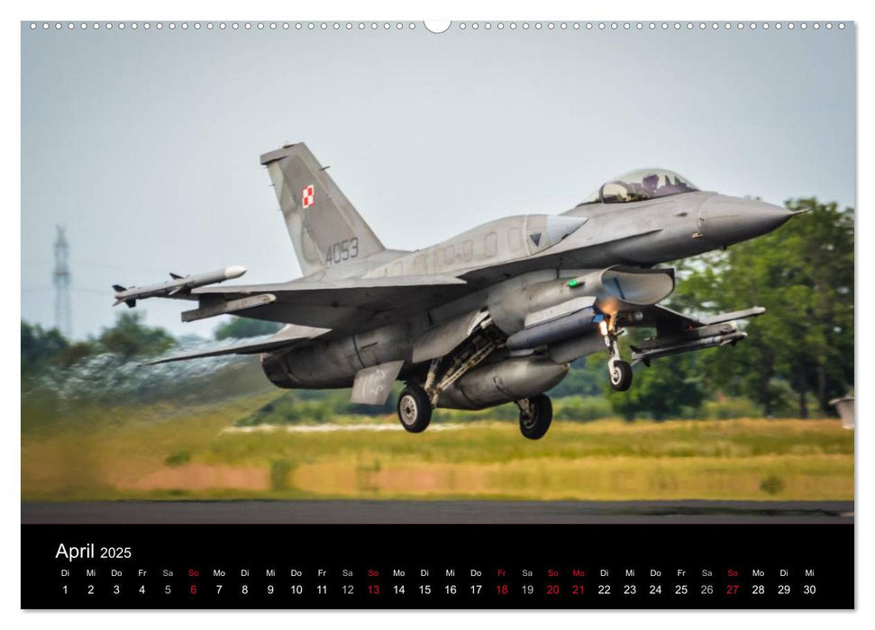 F-16 Fliegende Legende (CALVENDO Premium Wandkalender 2025)