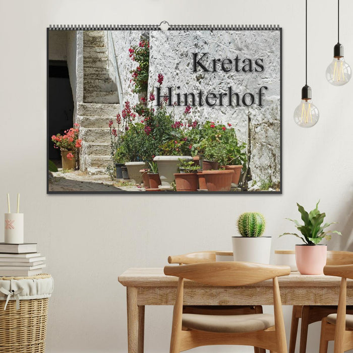 Kretas Hinterhof (CALVENDO Wandkalender 2025)