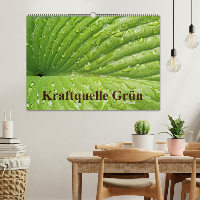 Kraftquelle Grün (CALVENDO Wandkalender 2025)