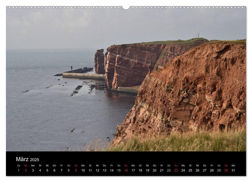 Helgoland - idyllische Nordseeinsel (CALVENDO Premium Wandkalender 2025)