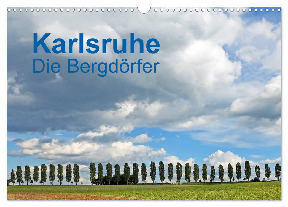 Karlsruhe - Die Bergdörfer (CALVENDO Wandkalender 2025)