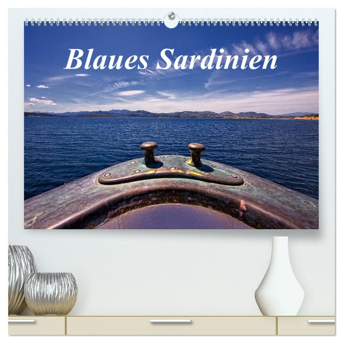 Blaues Sardinien (CALVENDO Premium Wandkalender 2025)