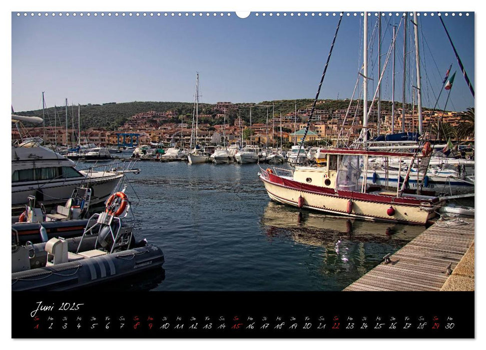 Blaues Sardinien (CALVENDO Premium Wandkalender 2025)