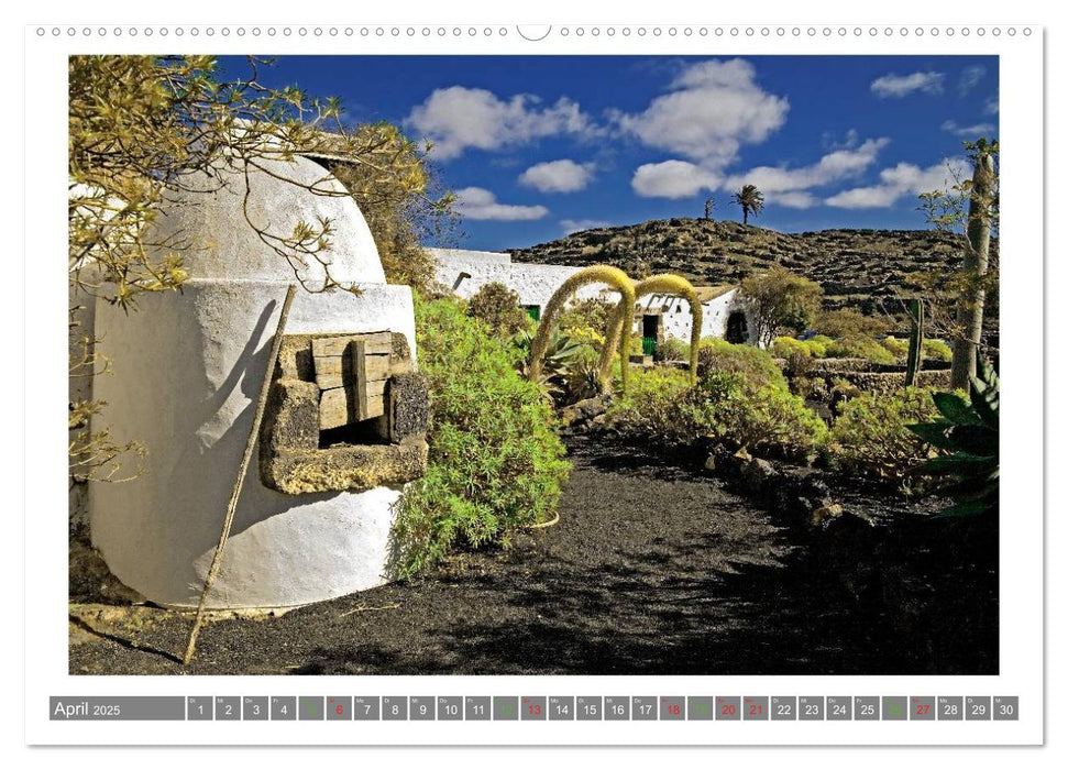 Aus dem Meer geboren - Lanzarote (CALVENDO Wandkalender 2025)