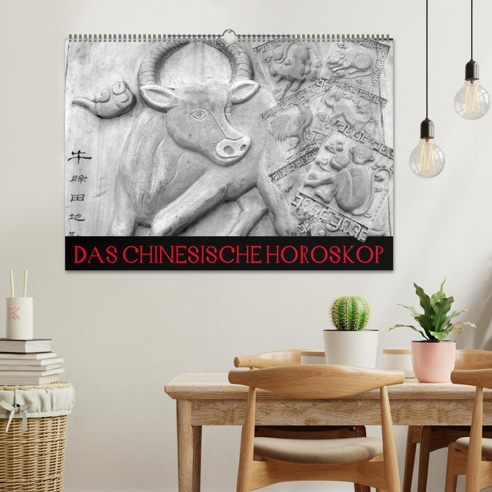 Das Chinesische Horoskop / Geburtstagskalender (CALVENDO Wandkalender 2025)