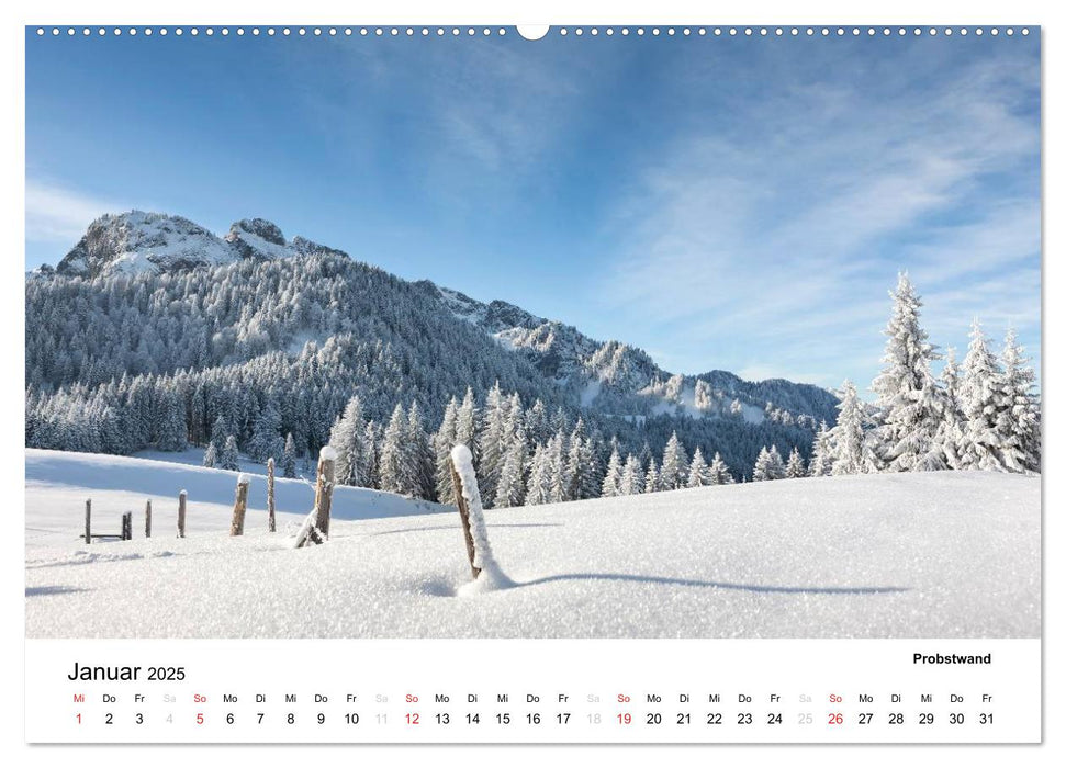 Der Isarwinkel (CALVENDO Premium Wandkalender 2025)