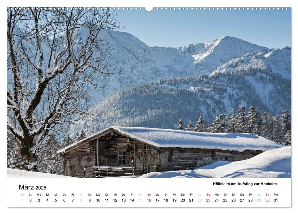 Der Isarwinkel (CALVENDO Premium Wandkalender 2025)