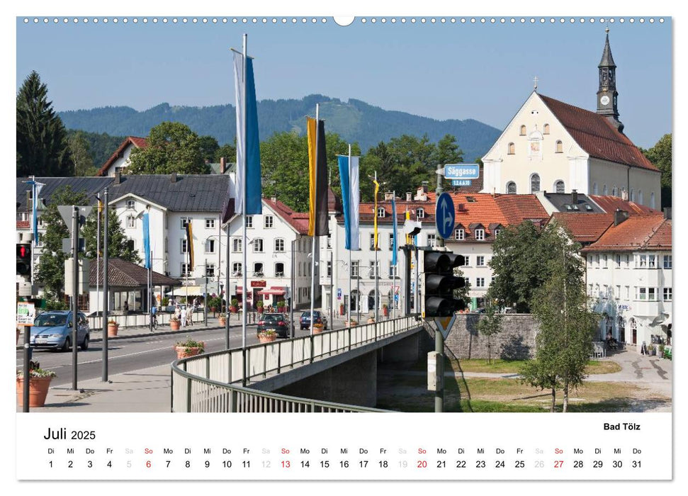 Der Isarwinkel (CALVENDO Premium Wandkalender 2025)