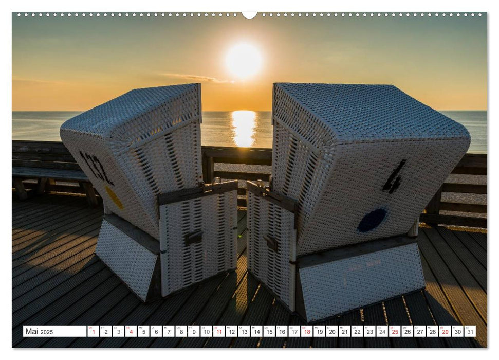 Emotionale Momente: Sylt in Gold. (CALVENDO Wandkalender 2025)