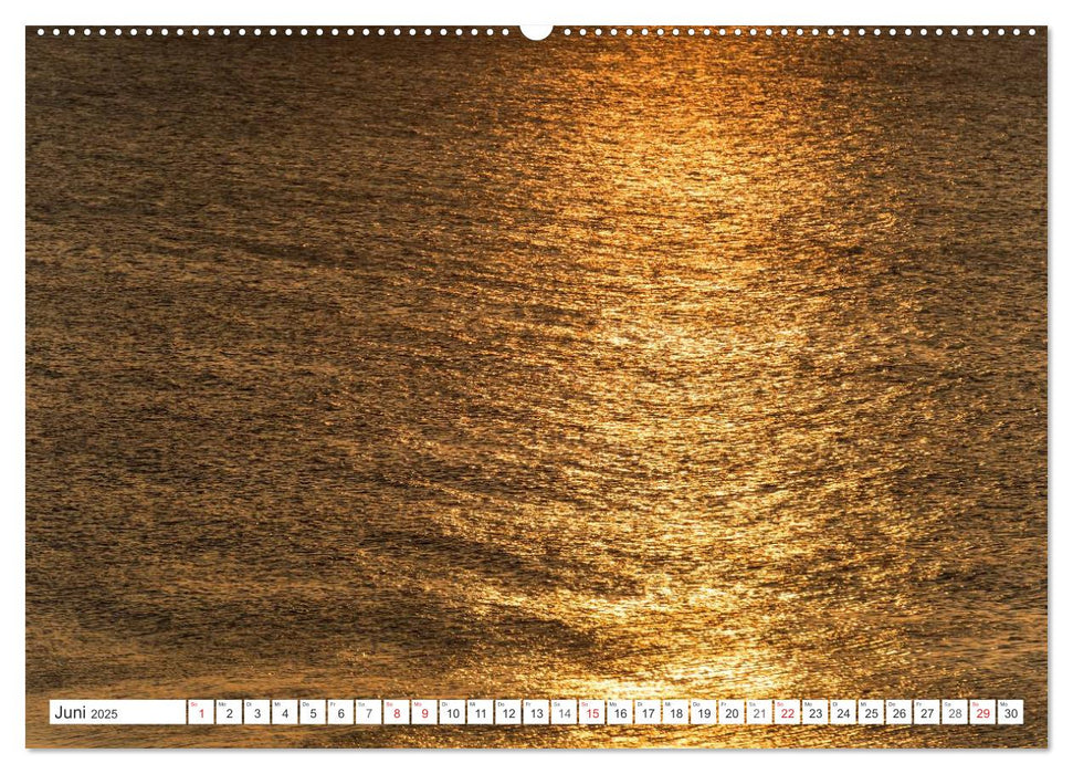 Emotionale Momente: Sylt in Gold. (CALVENDO Wandkalender 2025)