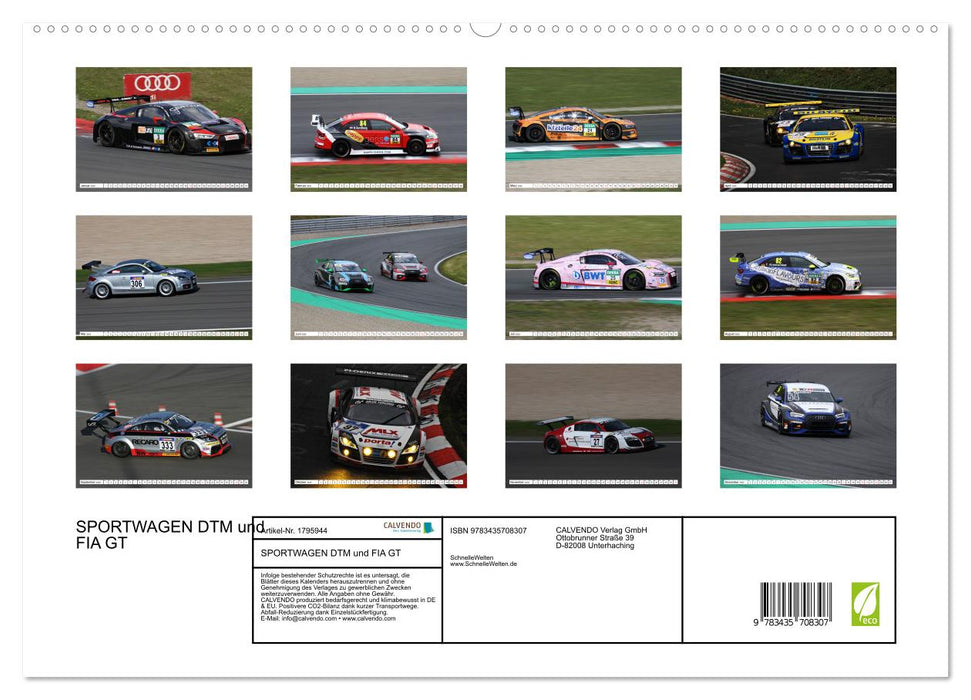 SPORTWAGEN DTM und FIA GT (CALVENDO Premium Wandkalender 2025)