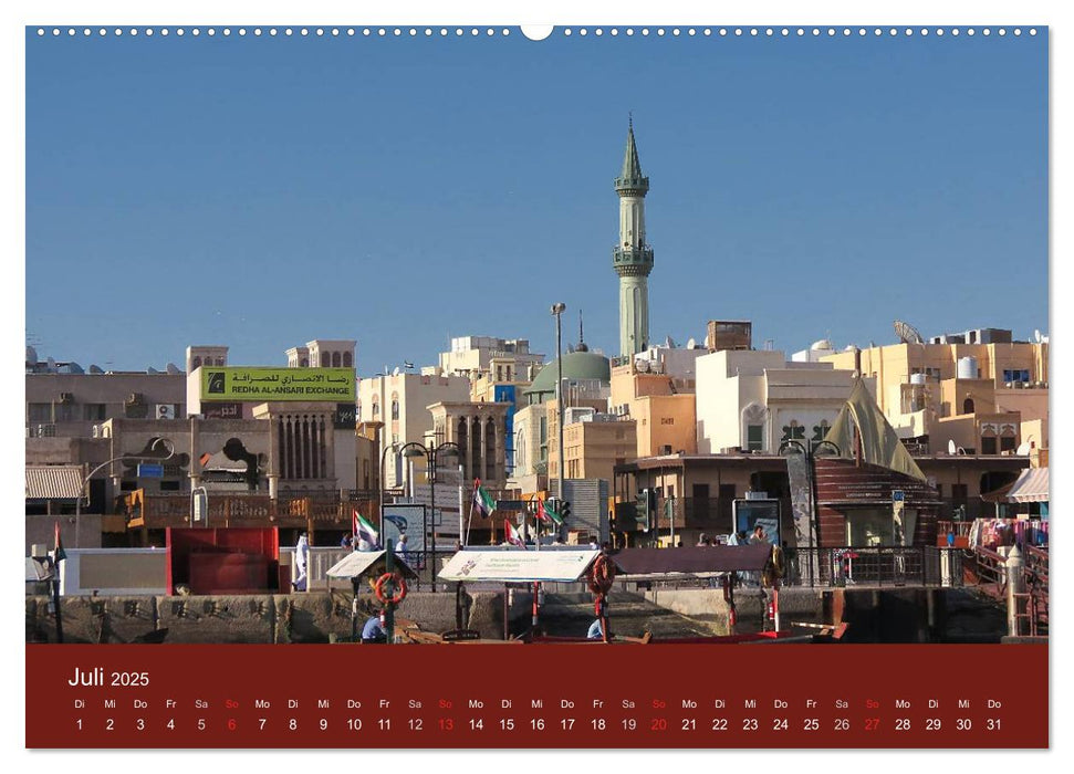 Abu Dhabi und Dubai (CALVENDO Premium Wandkalender 2025)