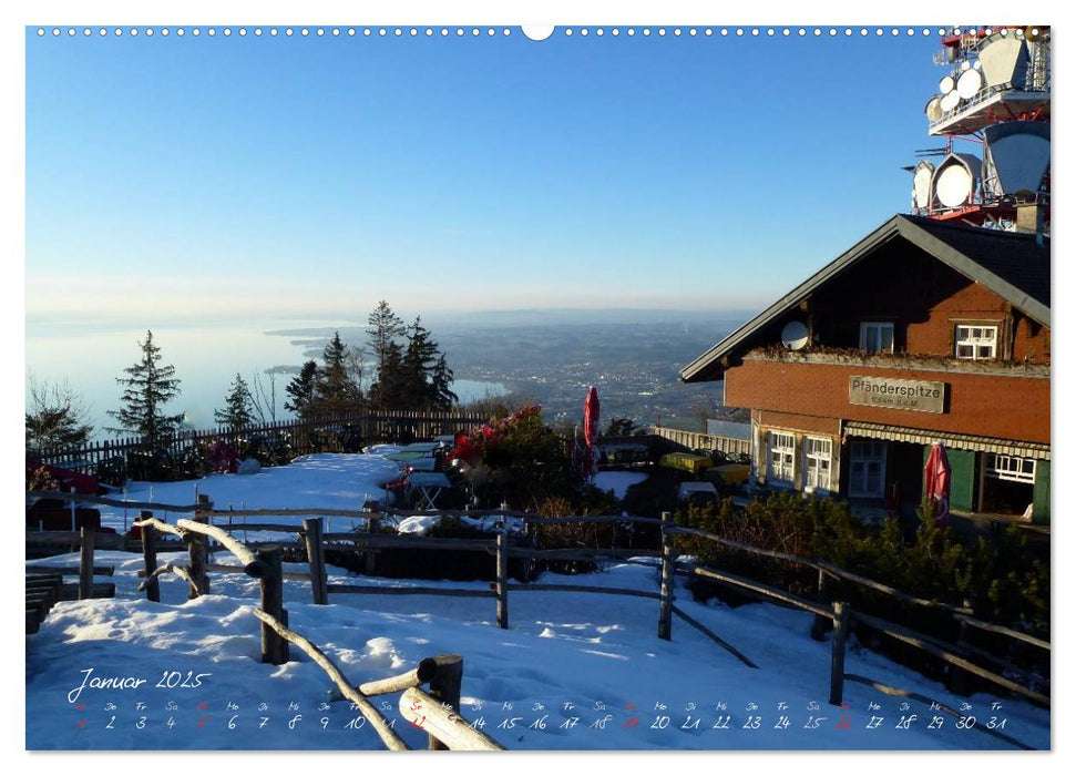 Vom Pfänder nach Lindau (CALVENDO Premium Wandkalender 2025)