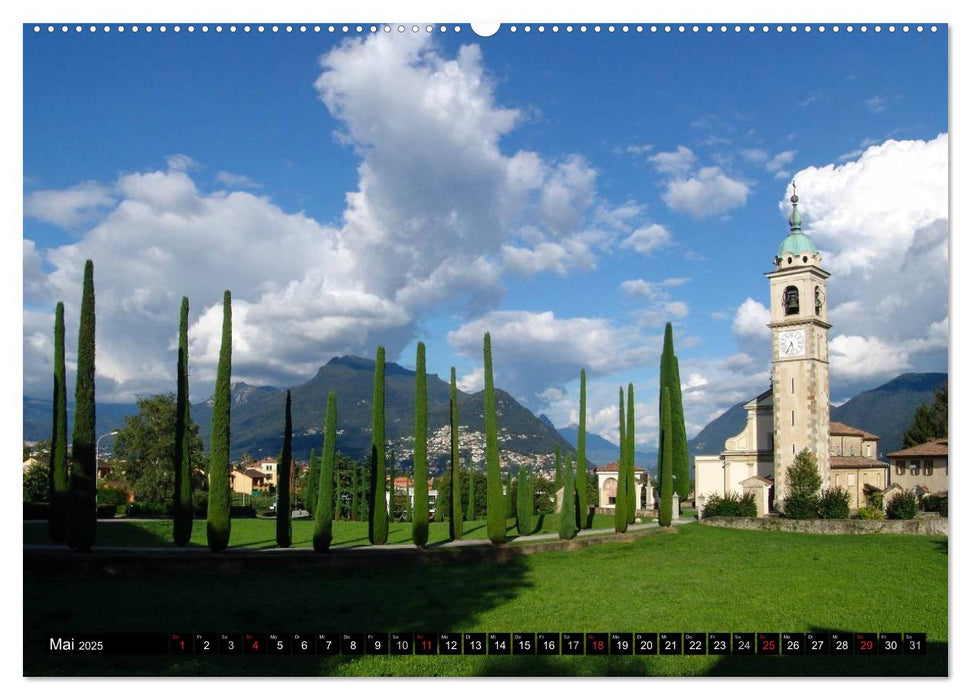 Wunderschönes Tessin (CALVENDO Wandkalender 2025)