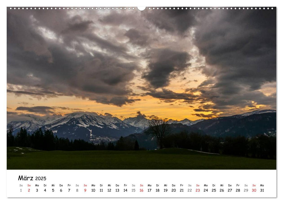 Unterwegs im Allgäu (CALVENDO Premium Wandkalender 2025)
