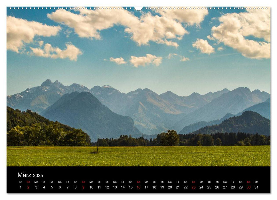 Im Allgäu bei Oberstdorf (CALVENDO Premium Wandkalender 2025)